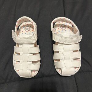 Kids White Sandals